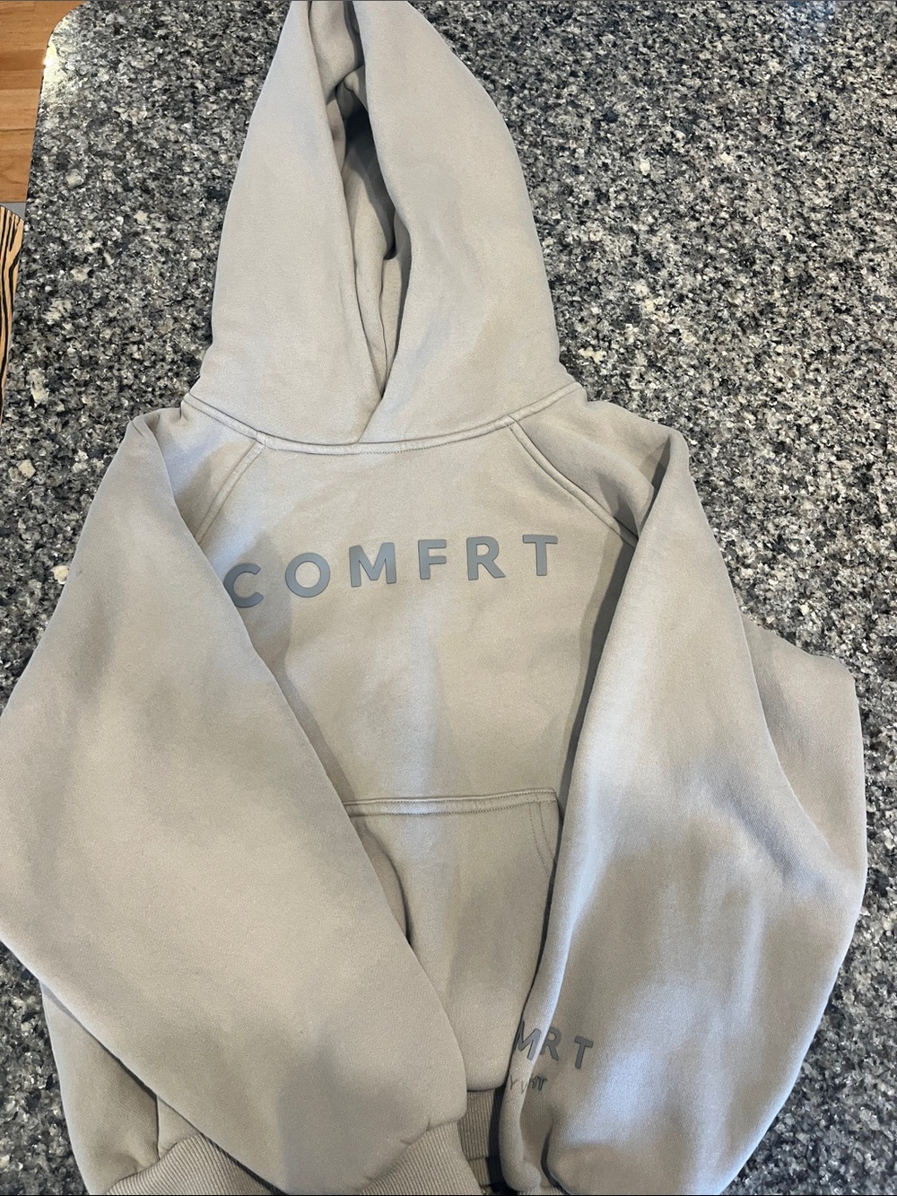 Comfort Kids Hoodie - gray/beige Pullover Sweatshirt